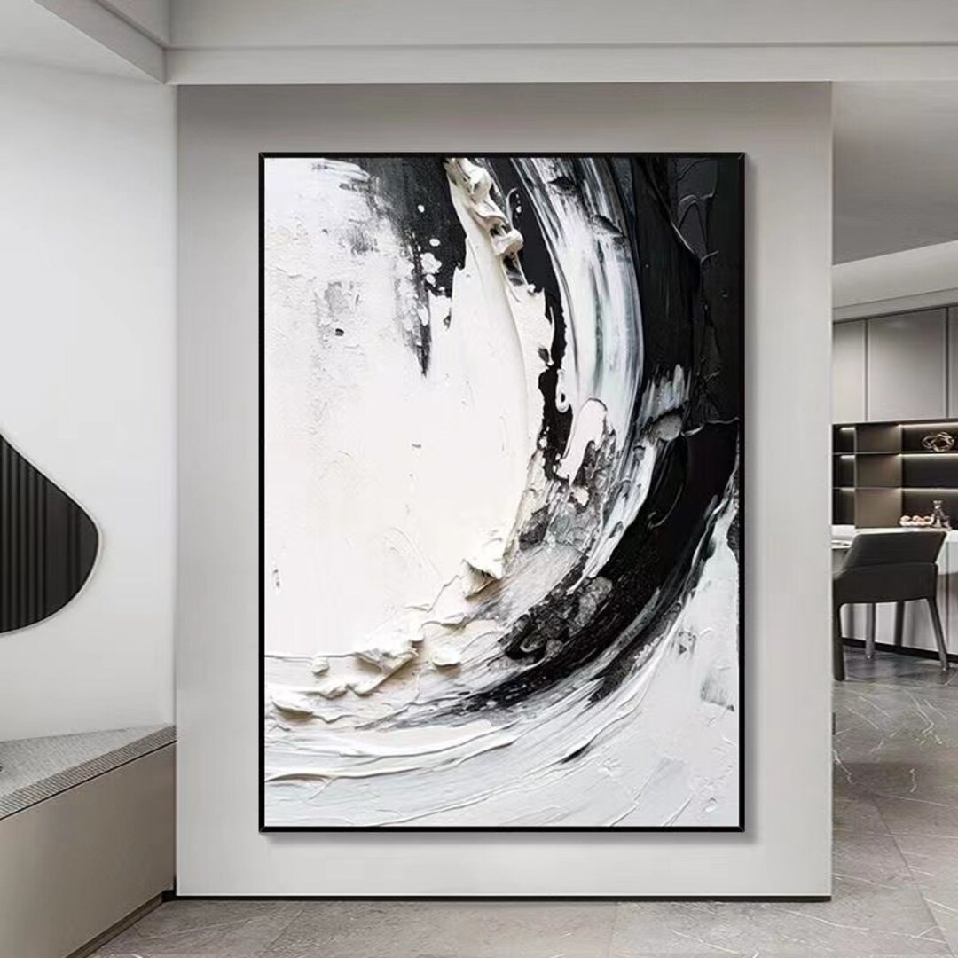 Abstract Oil Painting on Canvas Modern Oil Painting Hand Painted Large ...