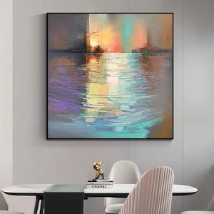 Large Abstract Painting On Canvas Hand Painted  Modern Oil Painting Wall Art For Home Decor MA1498