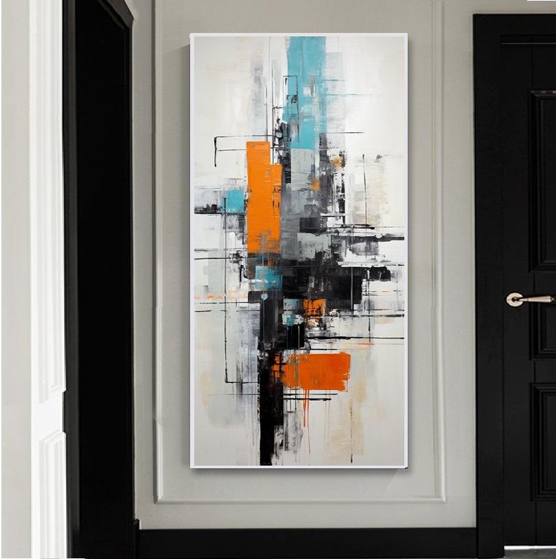 Large Abstract Oil Painting on Canvas, Modern Wall Art Decor - Etsy