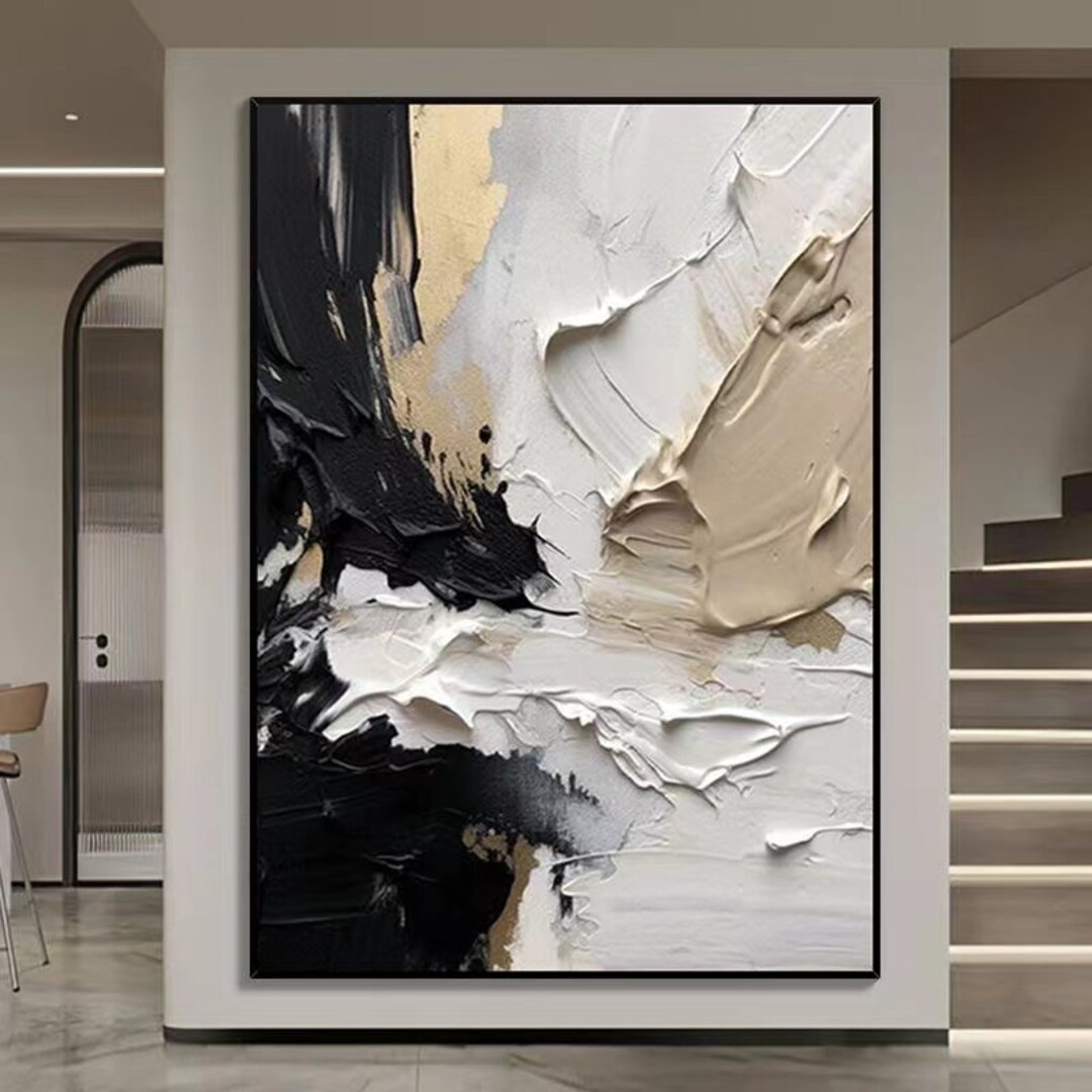 Abstract Oil Painting on Canvas Modern Oil Painting Hand Painted Large ...