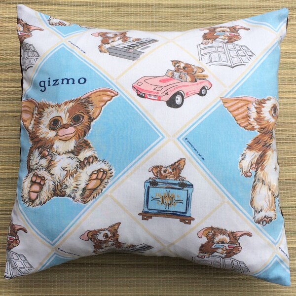 Gizmo Gremlins Very Rare Vintage Fabric Filled Cushion - Handmade by Alien Couture