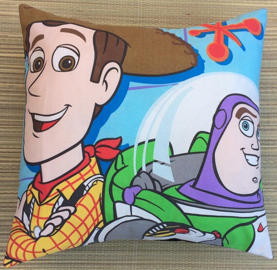 Toy Story Buzz Lightyear Fabric Cushion Handmade By Alien Etsy