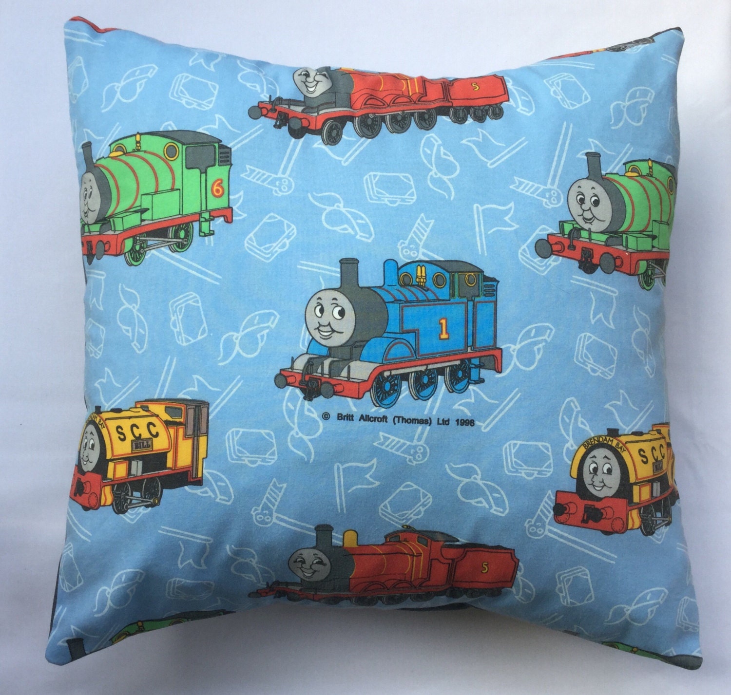 thomas the tank engine pillow case