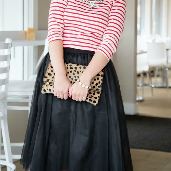 Black Tulle Skirt, Midi skirt, Black Midi Skirt, Black Midi Skirt, Tulle Skirt