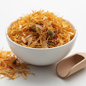 Petali di fiori di calendula interi / Calendula officinalis / Erba per la cura della pelle / Preparazione di unguenti / Erba sfusa / Farmacia