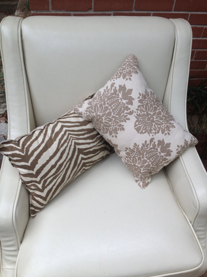 DECORATIVE PILLOWS Overstuffed Throw Pillows Etsy