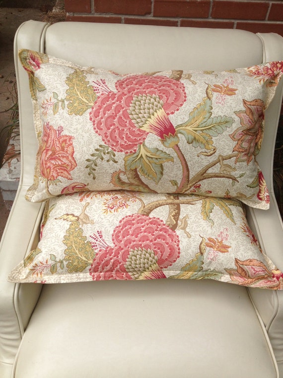 DECORATIVE PILLOWS Overstuffed Lumbar Throw Pillows Etsy