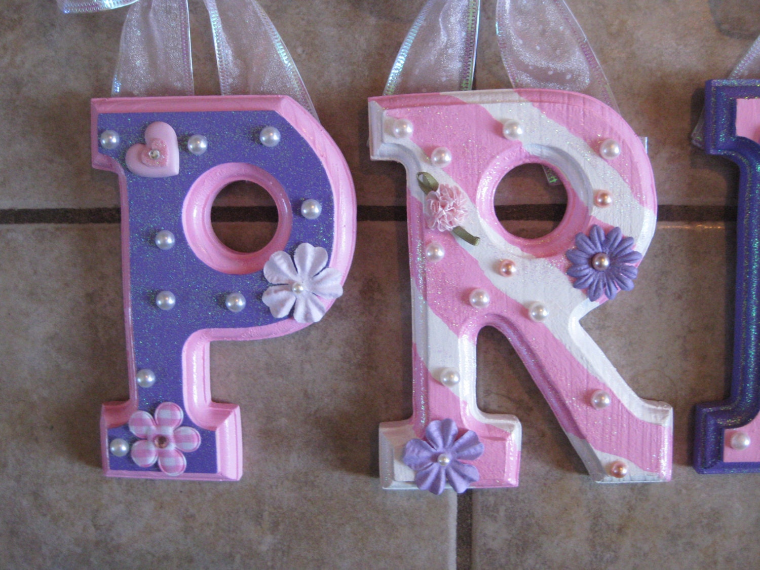 CUSTOM Hanging Wooden Bevelled Wall Letters 12.50 PER LETTER | Etsy