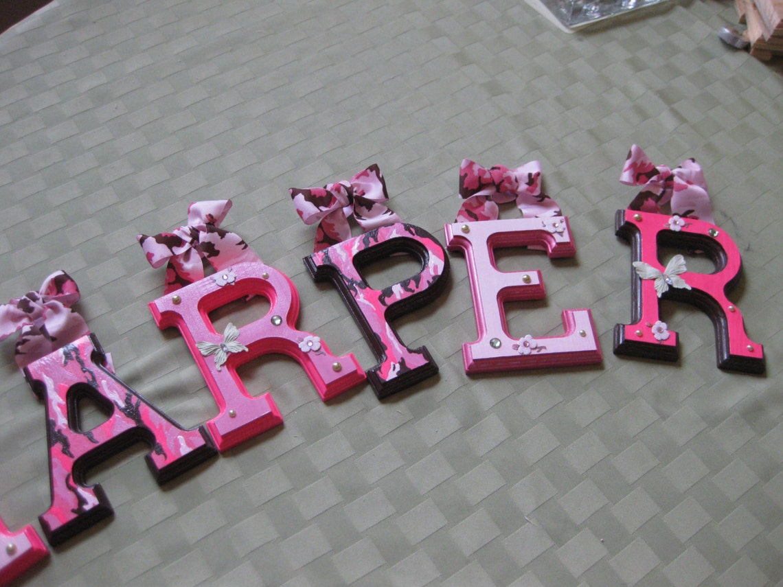 Custom Hanging Letters for Nursery or Child's Bedroom Etsy