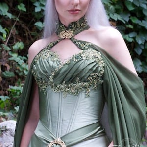 Elven Bridal Gown & Cape
