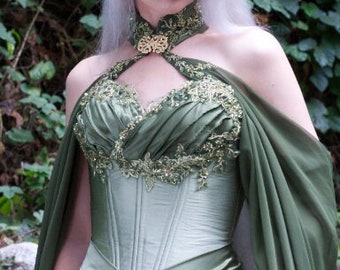 Elven Bridal Gown & Cape