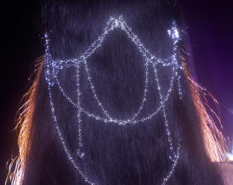 Butterfly Crystal Chain Headpiece