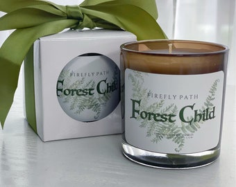 Firefly Path Forest Child Candle
