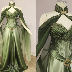 Elven Bridal Gown & Cape