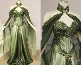 Elven Bridal Gown & Cape