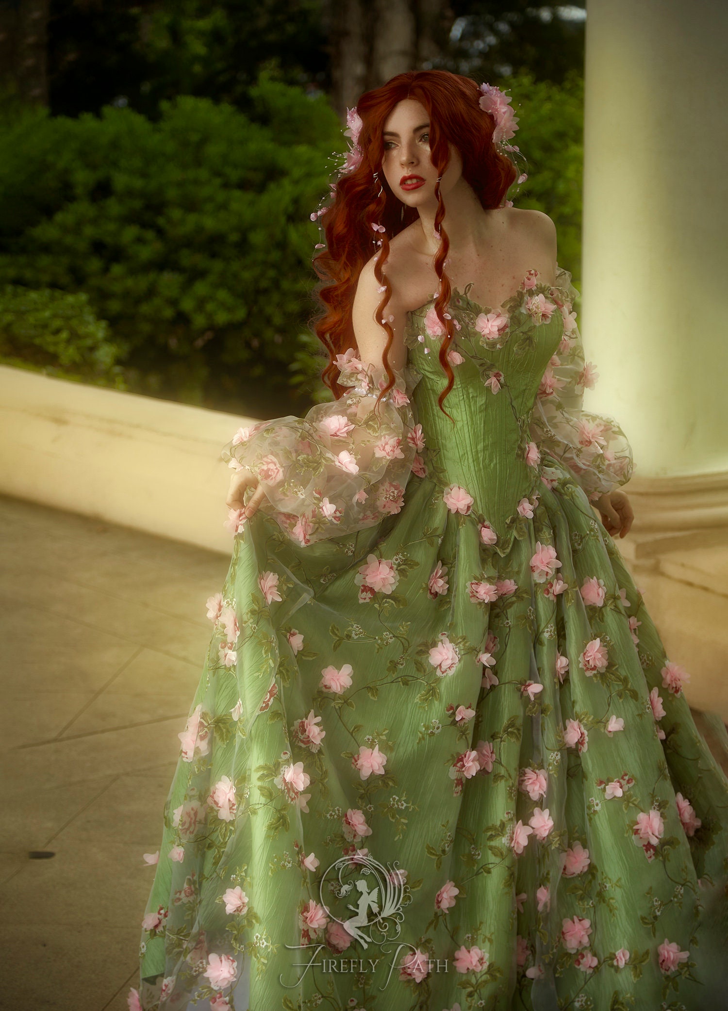 knee length dresses for ladies Garden Bloom Dress