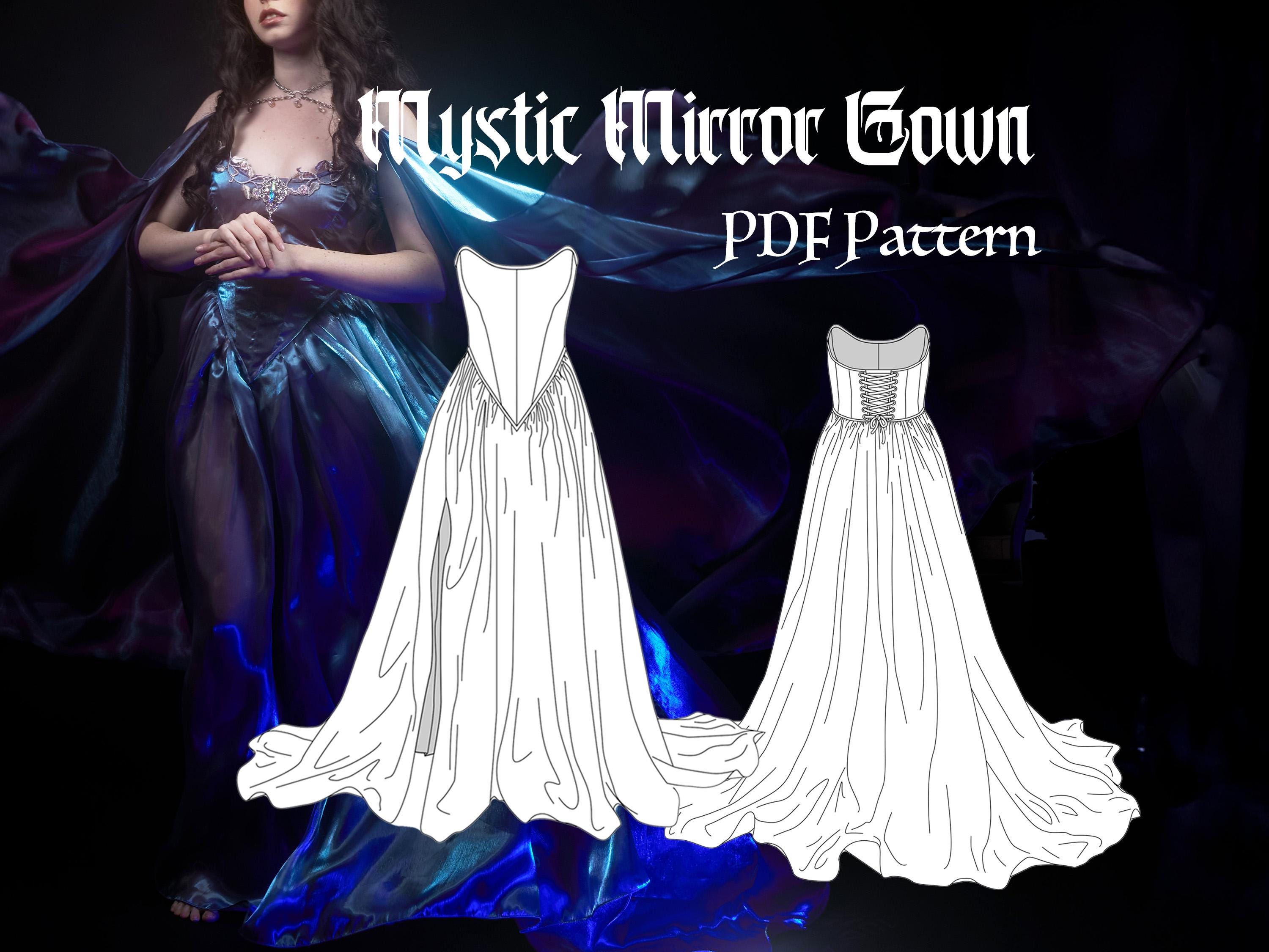 professional evening dresses Diane Freis - Strapless Midnight Forest Mystic Gown Dress