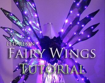 TUTORIAL how to make Resin Light Up Fairy Wings