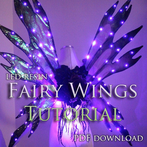 TUTORIAL how to make Resin Light Up Fairy Wings