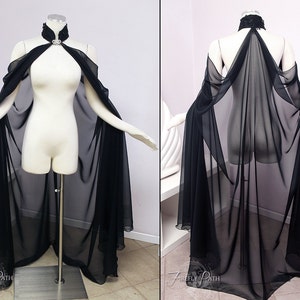 Black Elven Cape