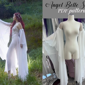 PATTERN how to make Angel Belle Sleeves image 1