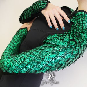 SCHNITTMUSTER für Drachenschuppen Bolero Schnittmuster inklusive