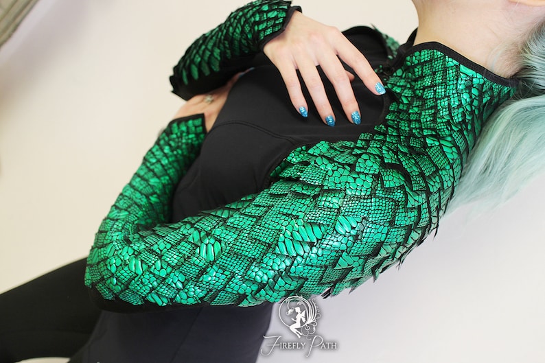 SEWING PATTERN how to make Dragon Scales Bolero Pattern included 