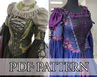 SEWING PATTERN how to make Sorceress Gown PDF