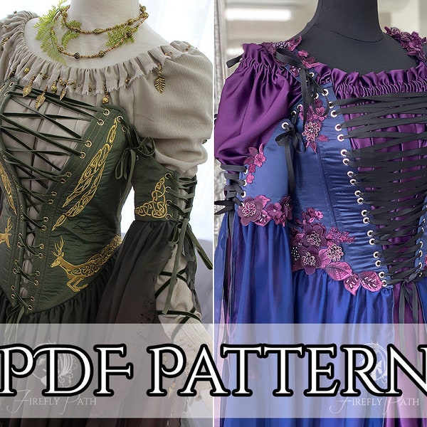 SEWING PATTERN how to make Sorceress Gown PDF