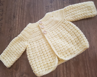 Handmade baby cardigan