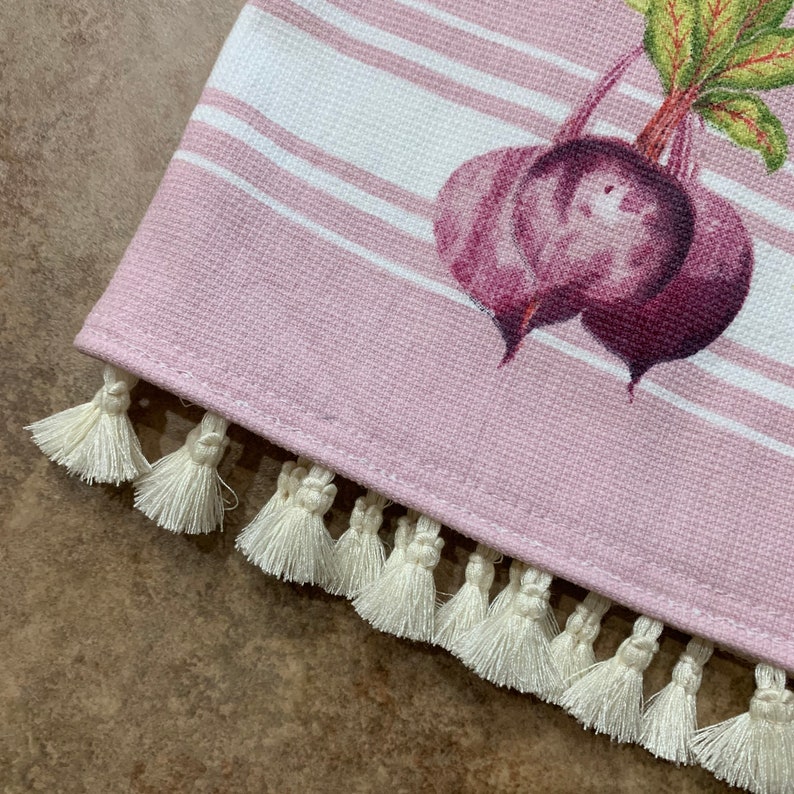 Pink Kitchen Towels, Kitchen Hand Towels, Terry Cloth Kitchen Towels