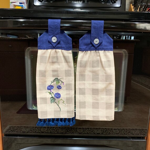 Watercolor Navy - Kitchen Dish Towel & Hand towel