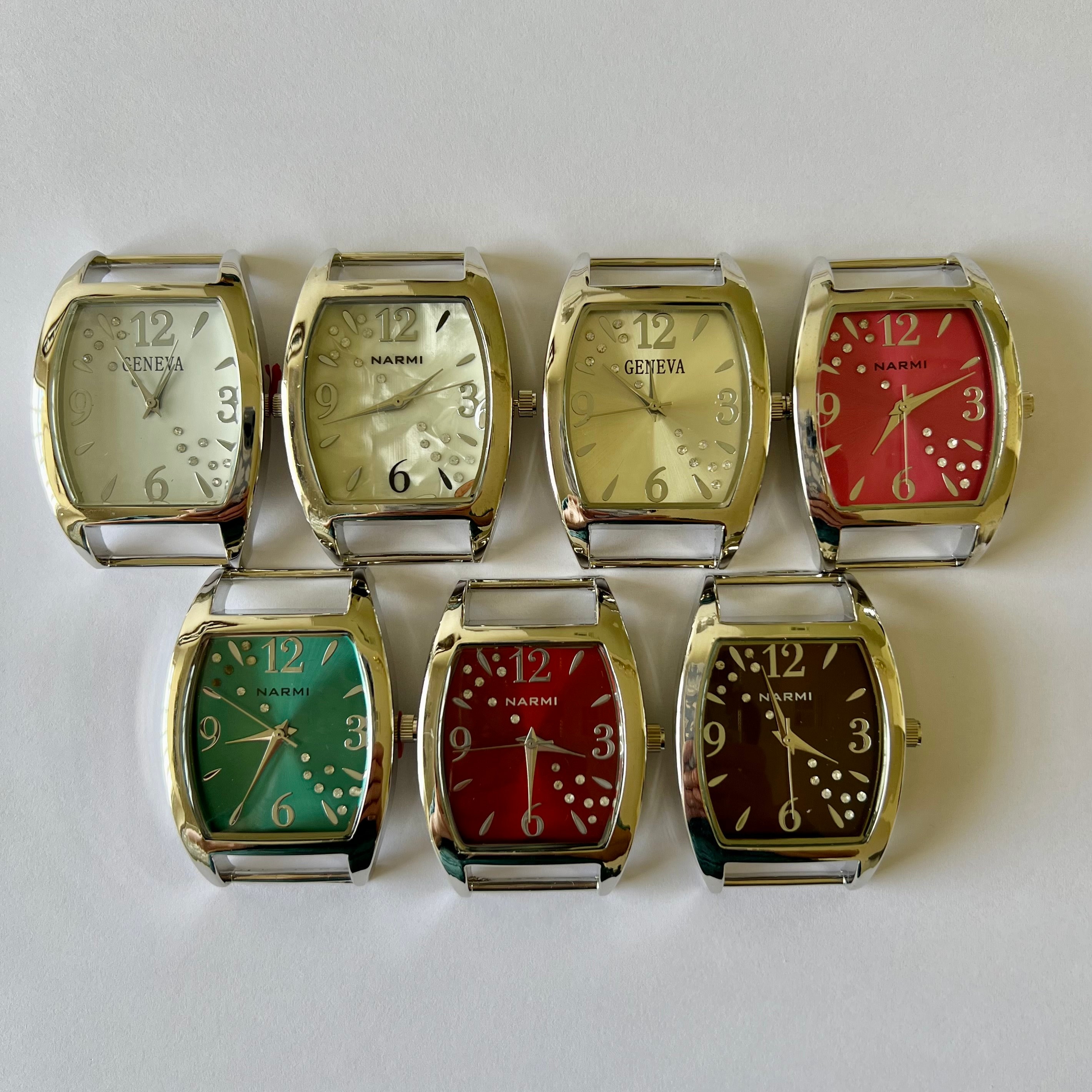 Narmi and Geneva Ribbon Watch Faces for Double Stranded Beaded Watch Bands 5977 Etsy Australia