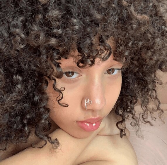 Spiral Clip Nose Ring Etsy