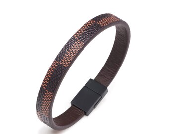 mens louis vuitton bracelet leather