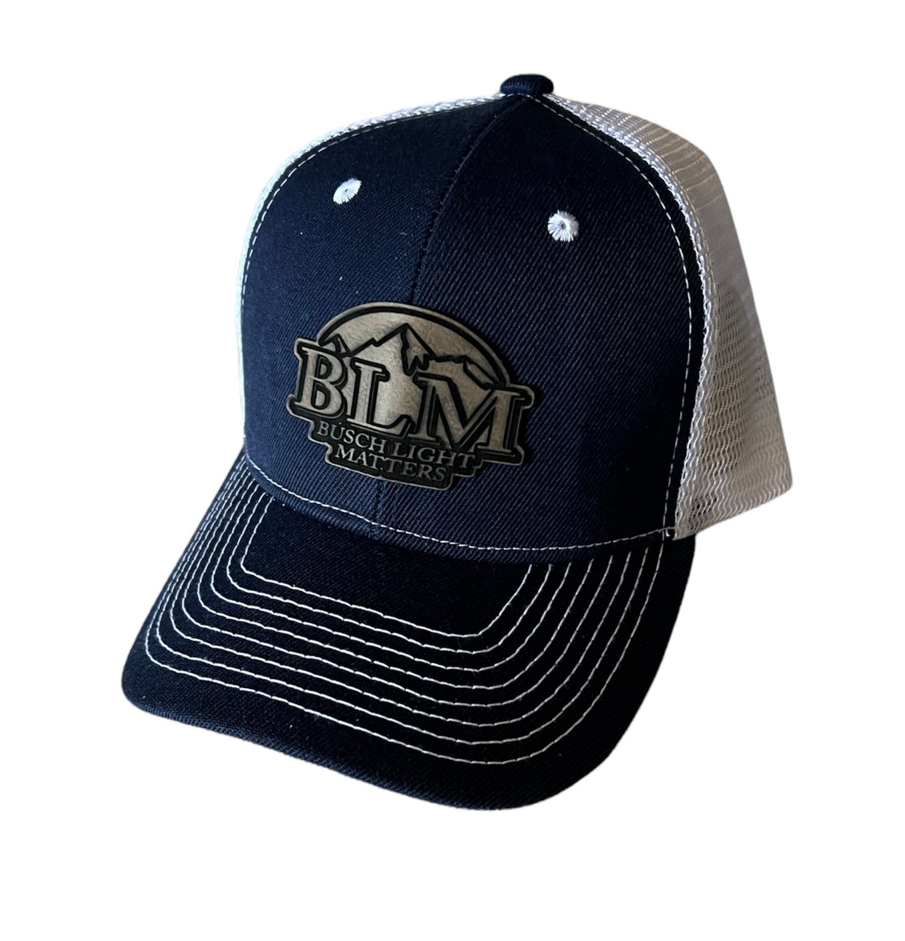 Busch Blm Leather Patch Hat - Etsy