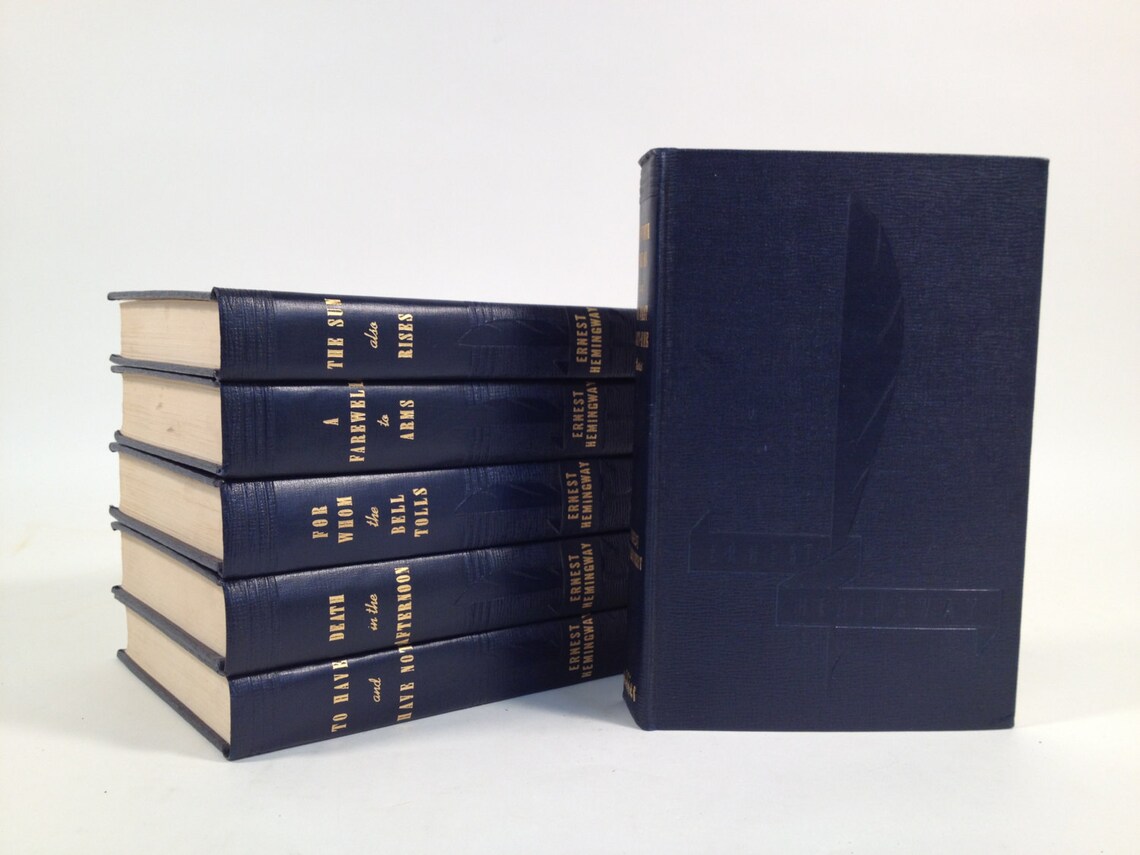 Ernest Hemingway Book Collection / 6 Volume Complete Set / Etsy
