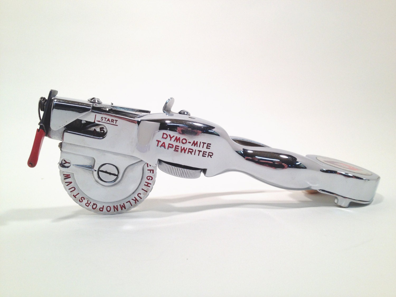 Vintage DymoMite Tapewriter Chrome Label Maker Embosser with Etsy