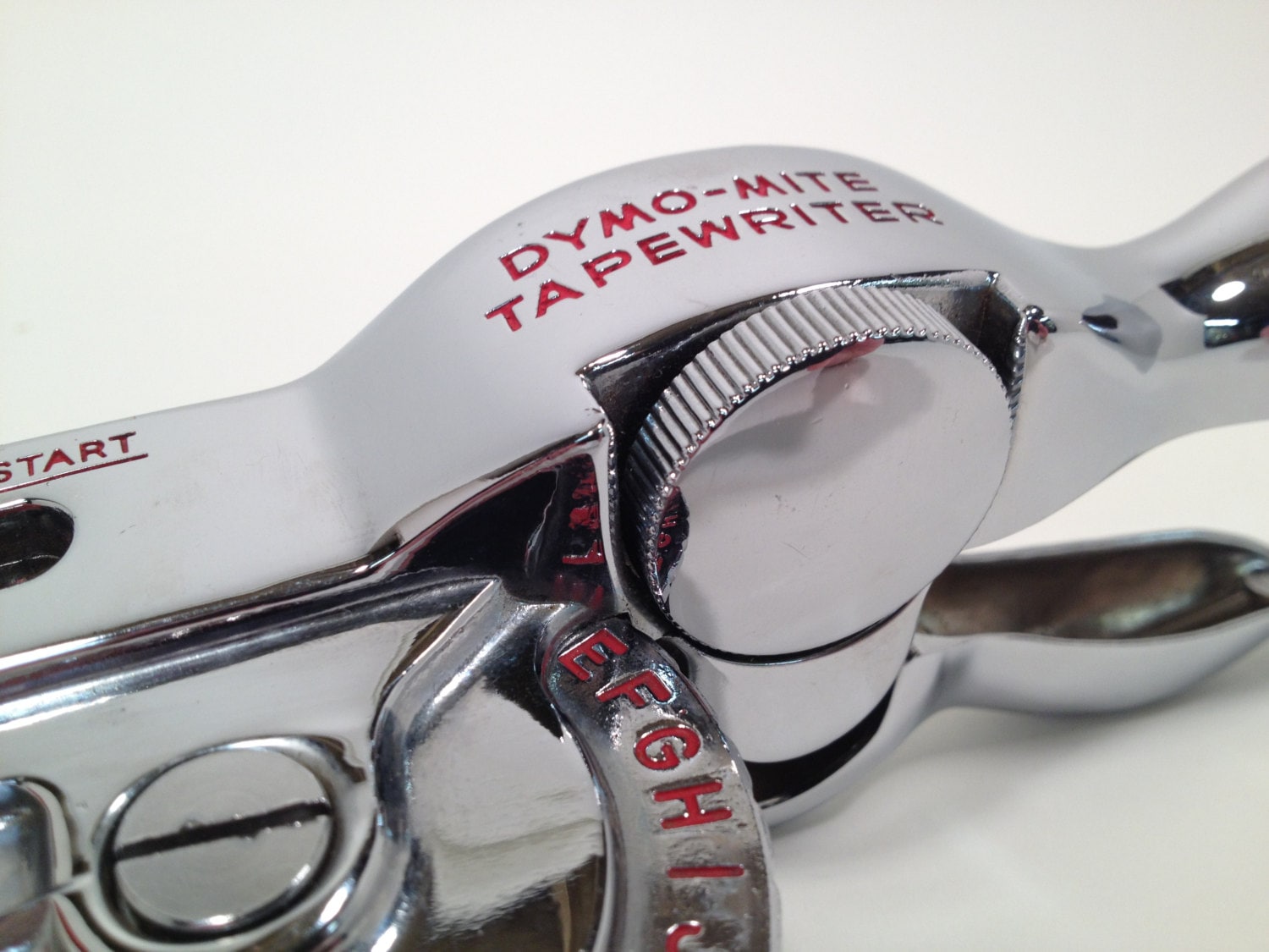 Vintage DymoMite Tapewriter Chrome Label Maker Embosser with Etsy