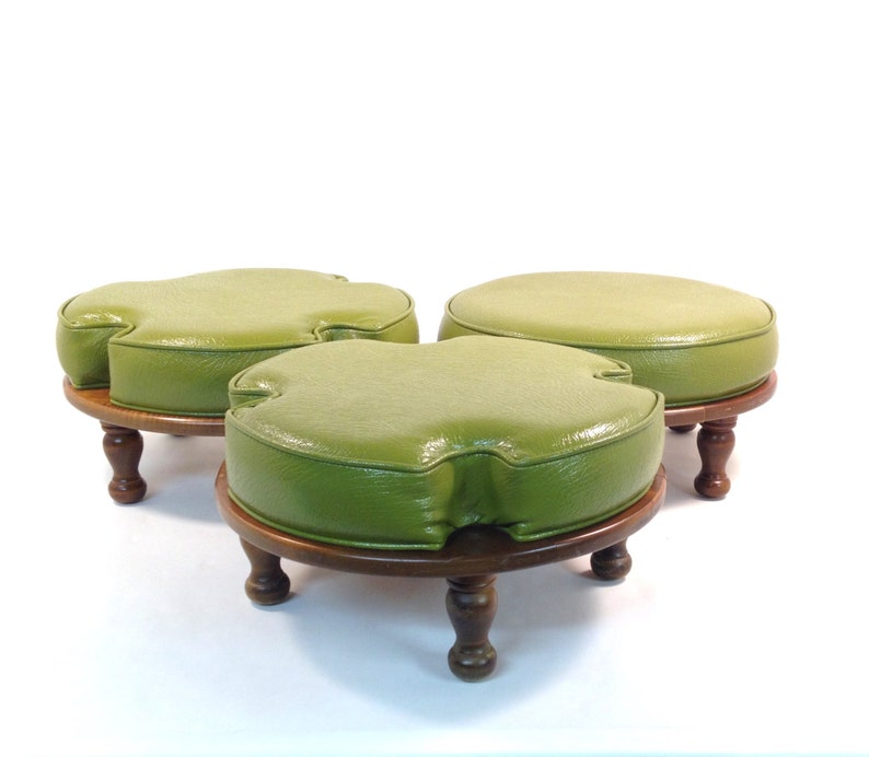 Vintage Stacking Footstools Ottoman / Mid Century Decor / Etsy
