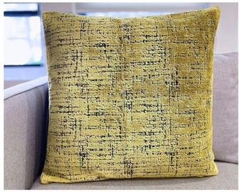 Chartreuse fluwelen kussen