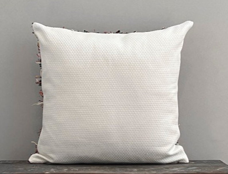 Woven Tasseled Pillow image 3