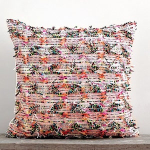 Woven Tasseled Pillow