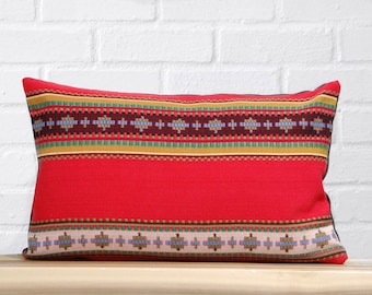 Rood geribbeld zuidwestelijk kussen