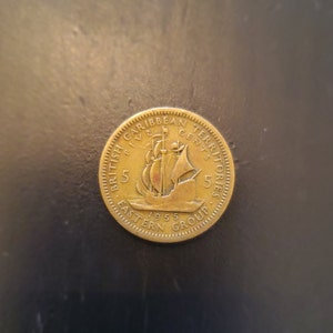 Territorios del Grupo Oriental, Moneda de Velero, Monedas Extranjeras, Monedas del Mundo, Colección de Monedas, Divisa, Colección de Monedas del Mundo, Dinero