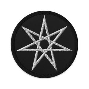Elven Star Embroidered Patch Pagan Witchcraft Symbol