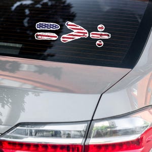 Equality Car Decal | = &gt; ÷ Sticker | Equality is Greater than Division | LGBTQ+ | Women&#39;s Rights | Human Rights | Bumper Sticker