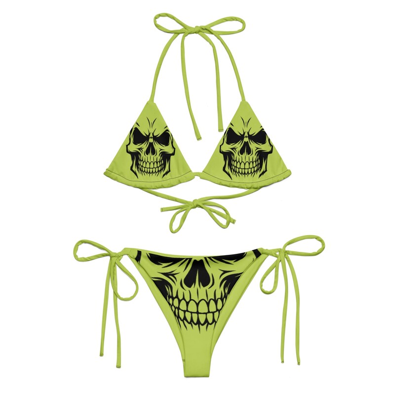 Y2K skull bikini KF11240 main image 1