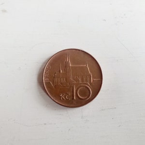 Moneda checa, bimetálica, sol, monedas extranjeras, monedas del mundo, colección de monedas, divisa, colección de monedas del mundo, dinero, moneda de la suerte para manualidades
