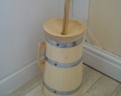 Butter churn wooden made for re-enactment larp viking living history